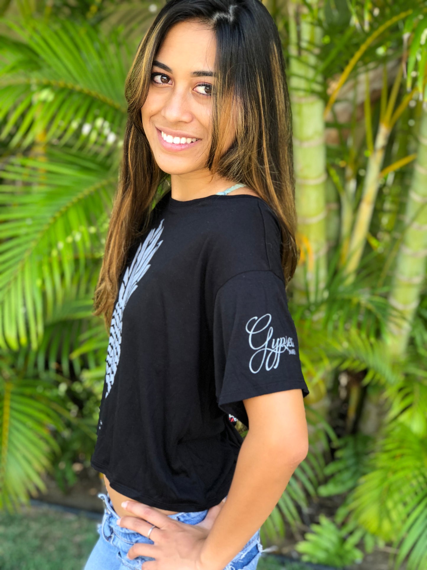 Pineapple Crop Box Tee