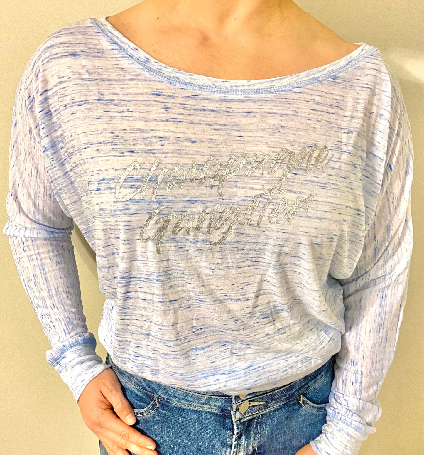 Champagne Gangster Long Sleeve