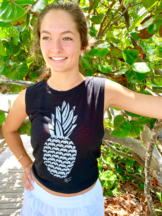 Pineapple Muscle Tank