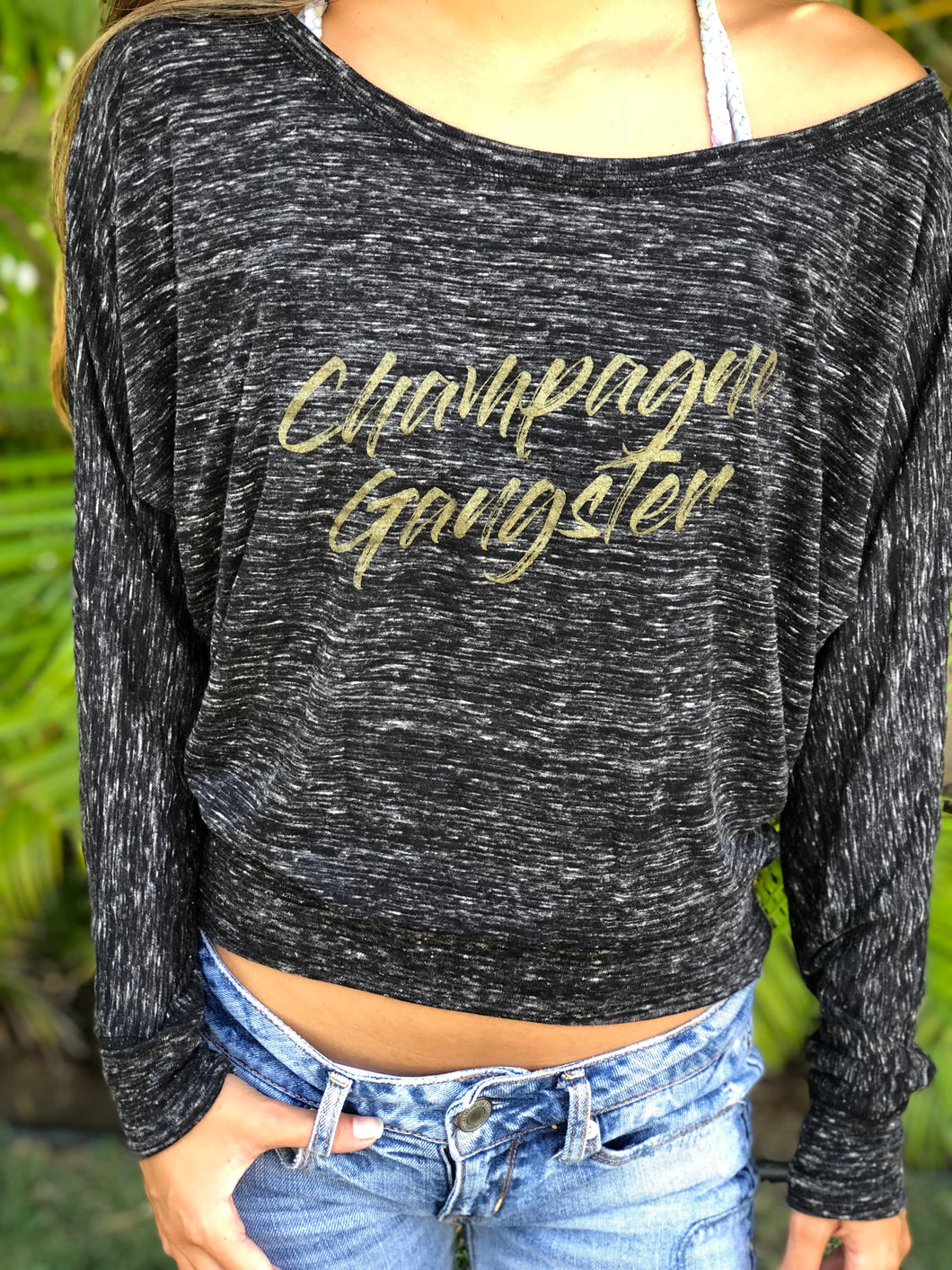 Champagne Gangster Long Sleeve