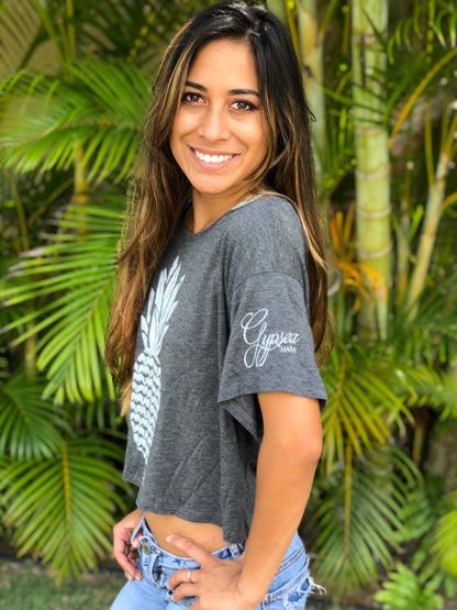 Pineapple Crop Box Tee