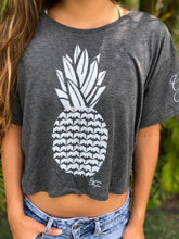 Load image into Gallery viewer, Pineapple Crop Box Tee