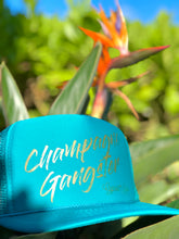 Load image into Gallery viewer, Champagne Gangster Trucker Hat