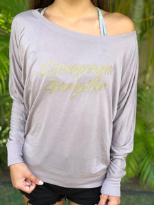 Champagne Gangster Long Sleeve