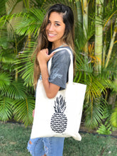 Load image into Gallery viewer, Pineapple Canvas Tote